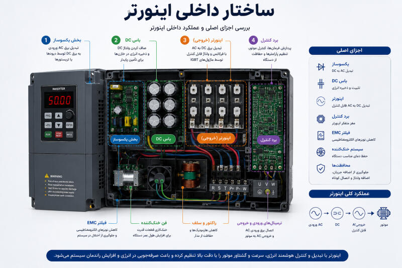 ساختار داخلی اینورتر