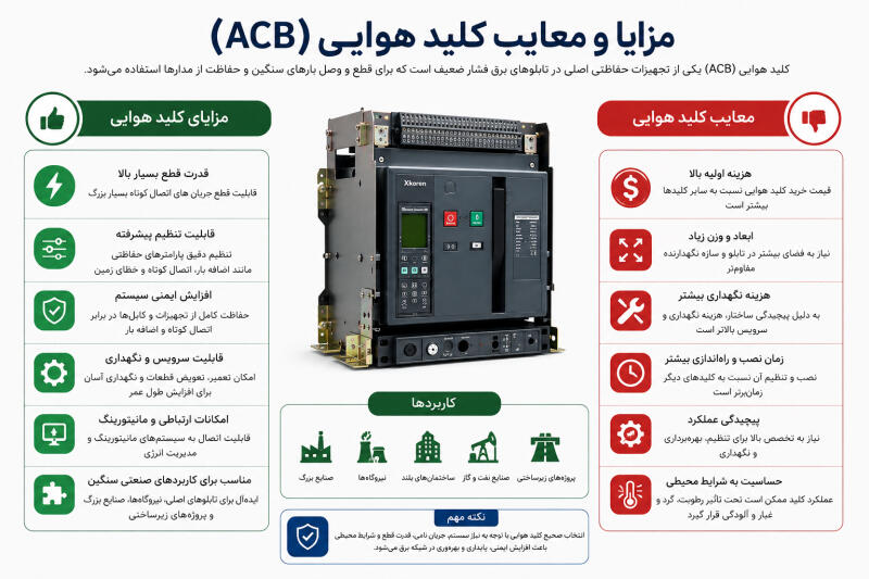 مزایای و معایب کلید هوایی