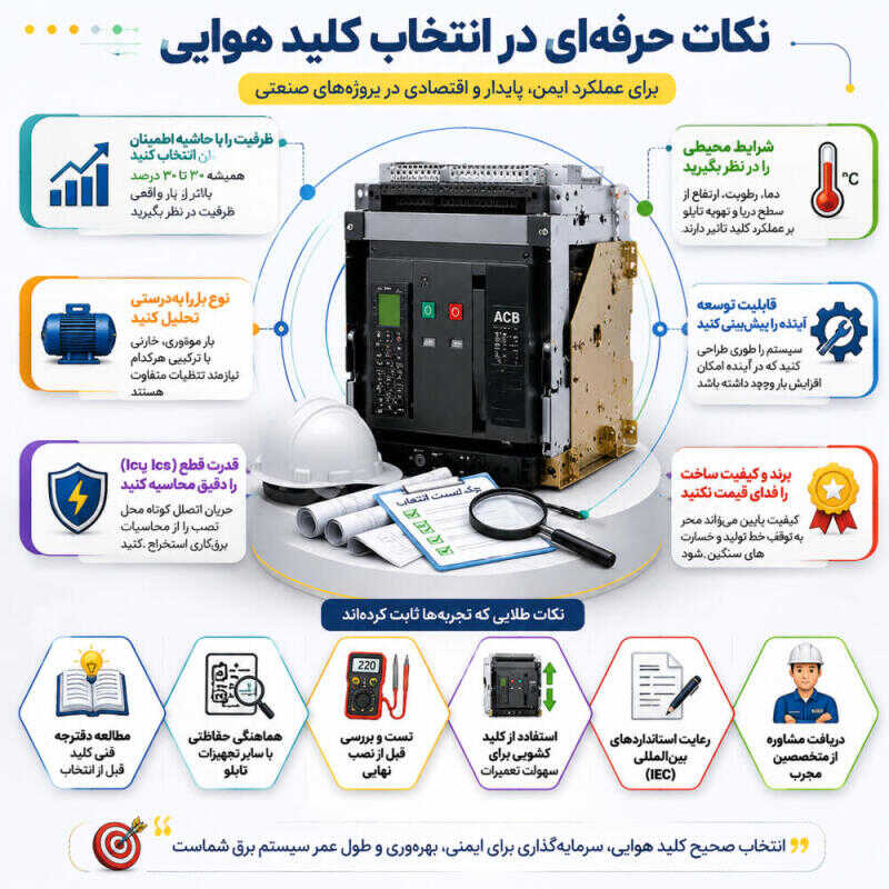 نکات حرفه ای در انتخاب کلید هوایی