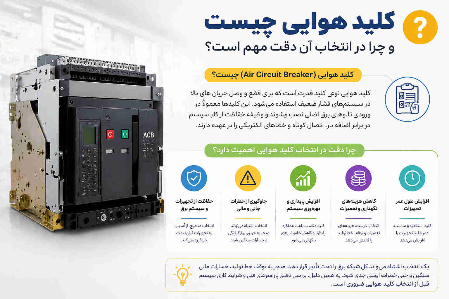 کلید هوایی چیست و چرا در انتخاب آن دقت مهم است؟