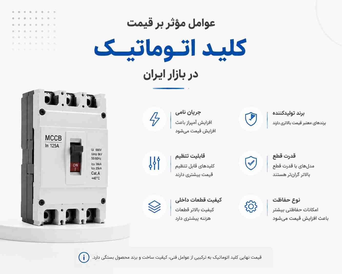 عوامل مؤثر بر قیمت کلید اتوماتیک