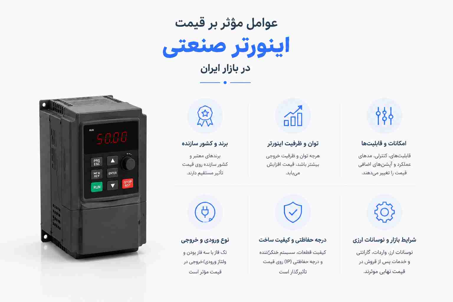 قیمت اینورتر صنعتی