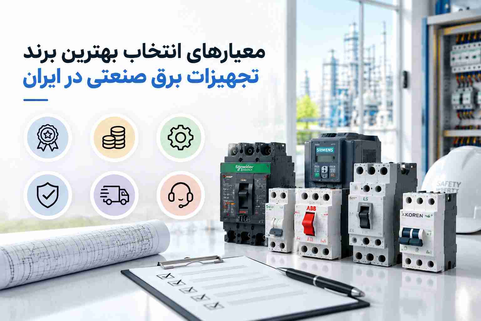 معیارهای انتخاب تجهیزات برق