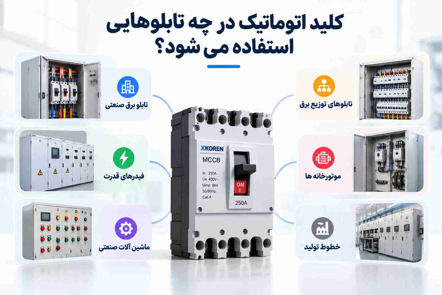 کلید اتوماتیک در چه تابلوهایی استفاده می شود؟