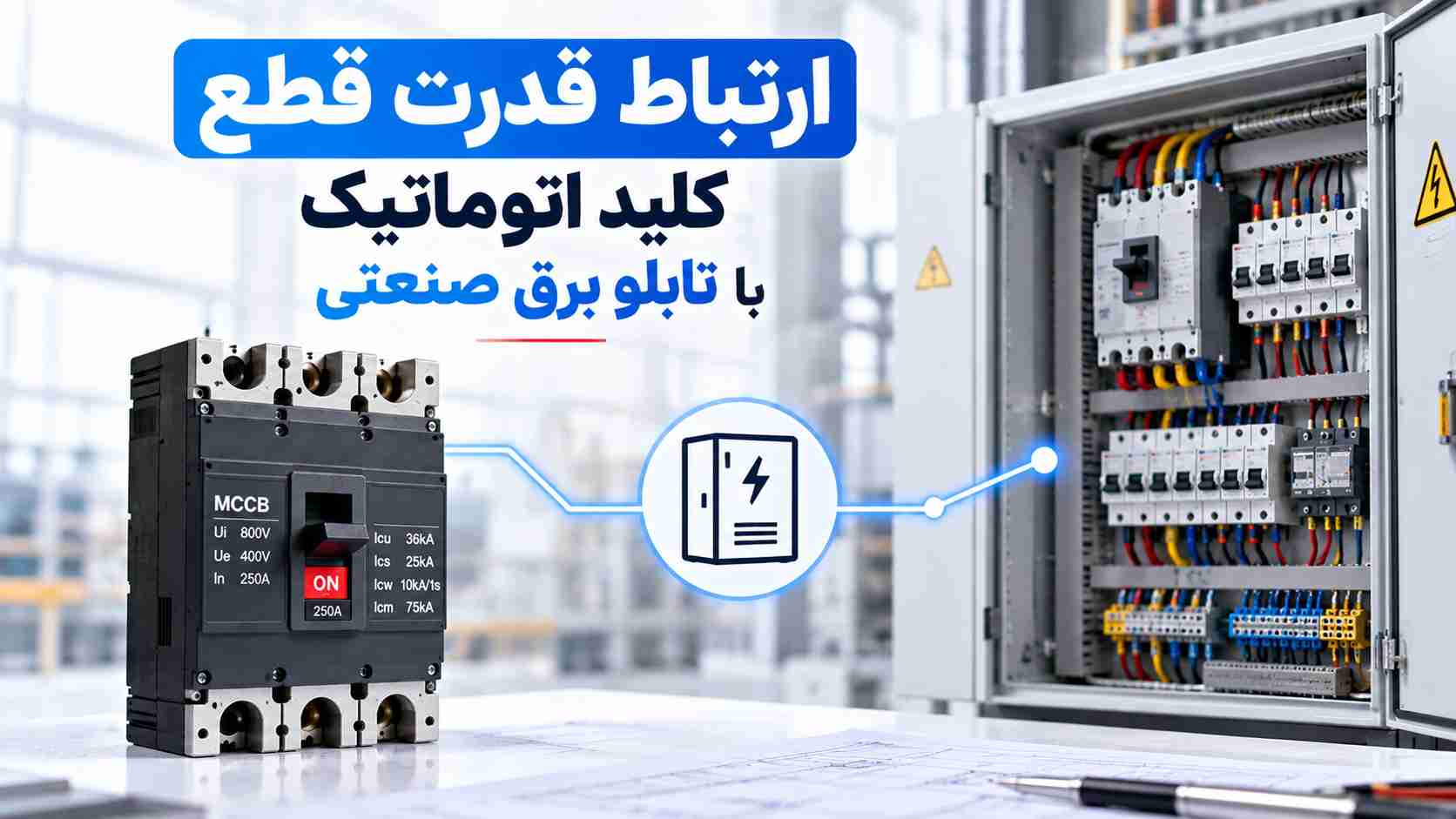 ارتباط قدرت قطع کلید اتوماتیک با تابلو برق