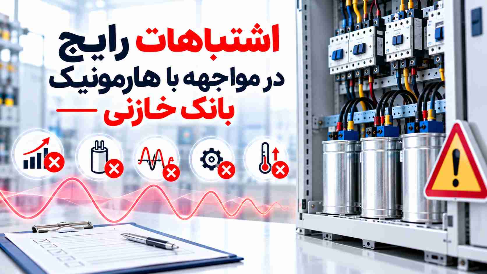 اشتباهات رایج در مواجهه با هارمونیک بانک خازنی