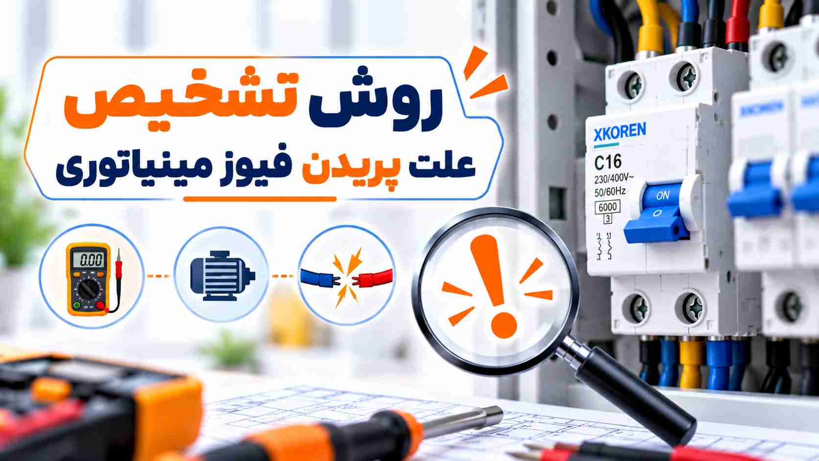 تشخیص علت پریدن فیوز مینیاتوری