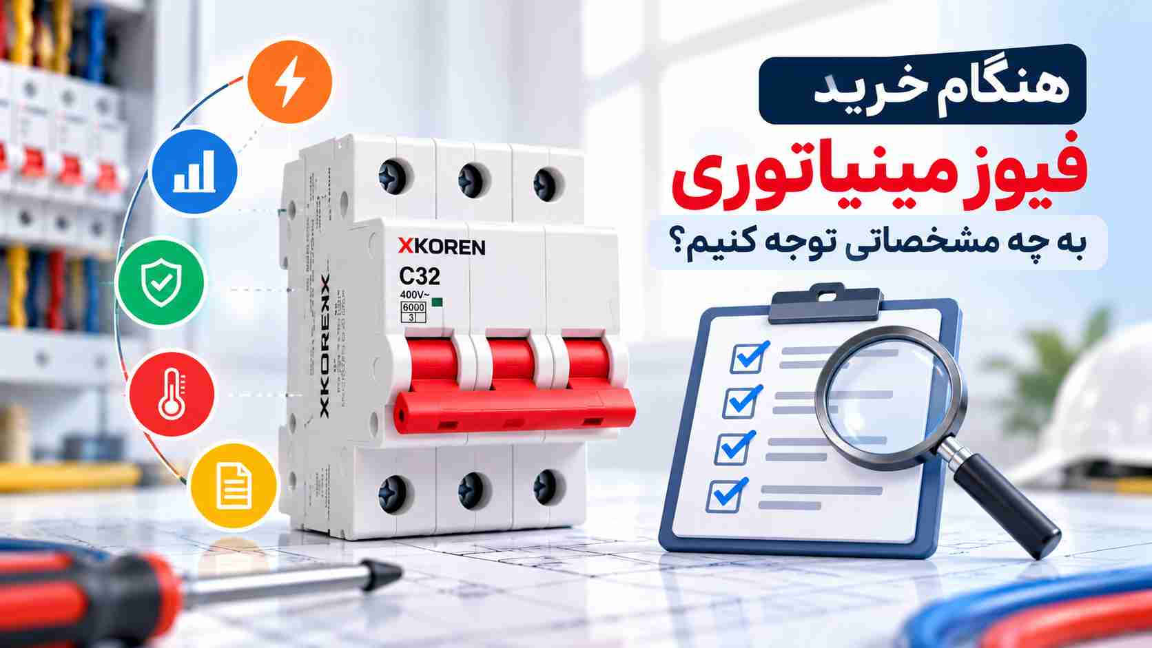 مشخصات هنگام خرید فیوز مینیاتوری